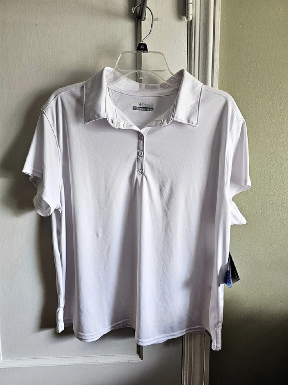 Columbia PFG Tamiami II Polo White XXL NWT